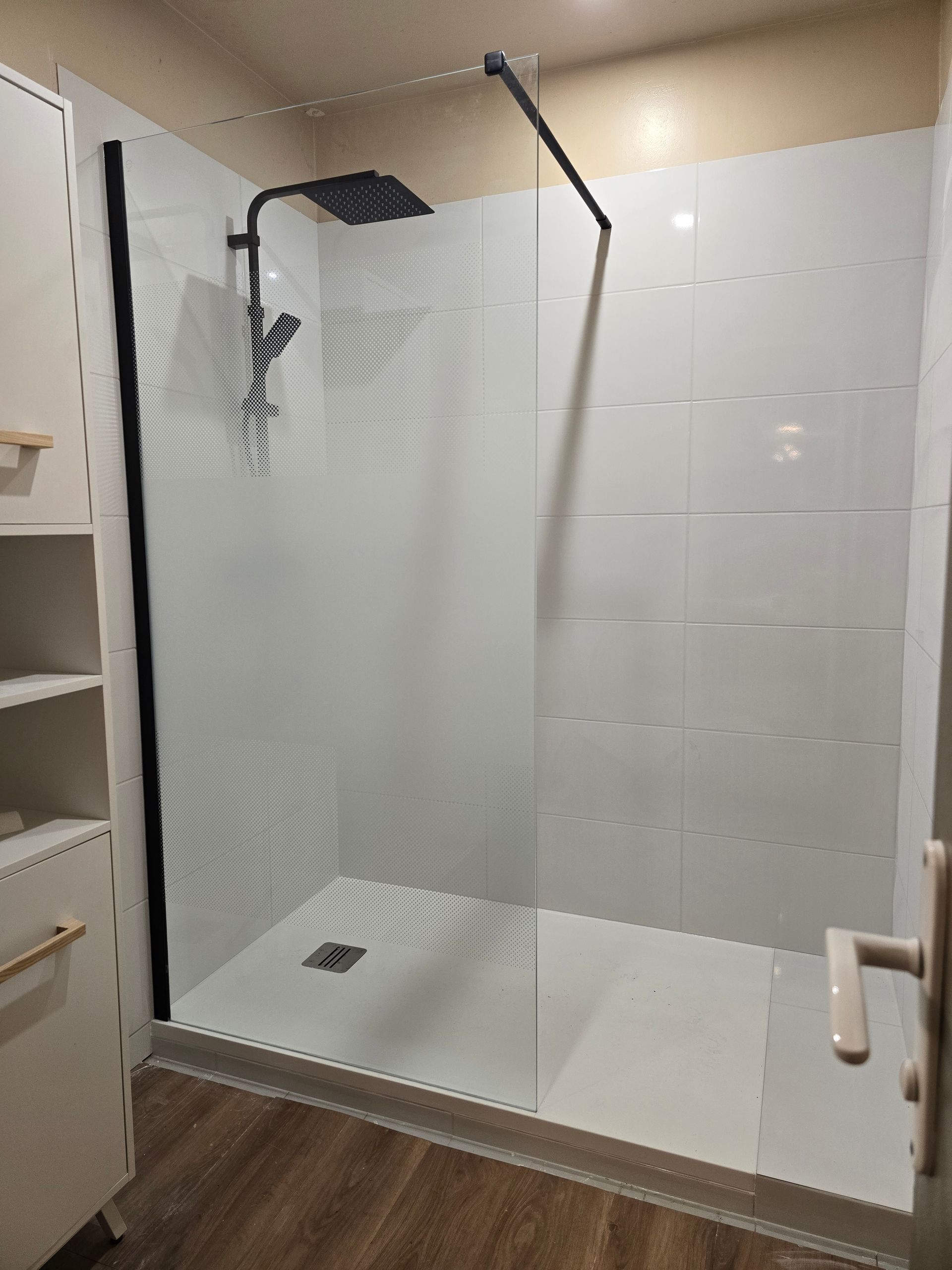 Douche à l'italienne — Créativ'Habitat à Marseille